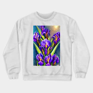 Purple Iris - Botanicals 06 Crewneck Sweatshirt